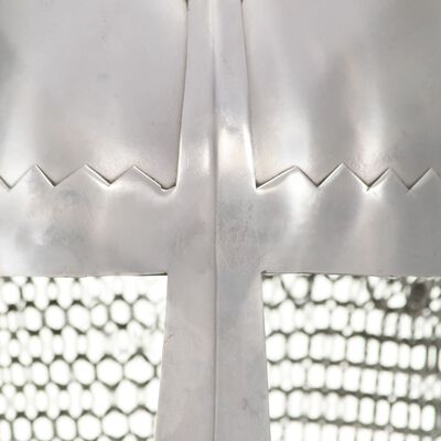 vidaXL Římská přilba pro LARPy replika stříbro ocel