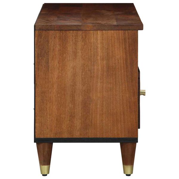 vidaXL Televizní skříň se zásuvkou Medová hnědá 100 x 33 x 46 cm