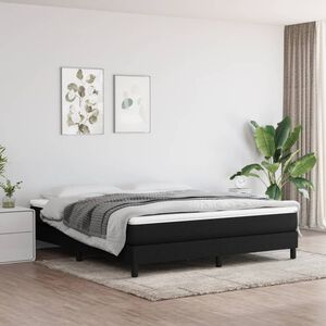 vidaXL Ta&scaron;tičkov&aacute; matrace středn&iacute; tvrdost čern&aacute; 180 x 200 x 20 cm textil