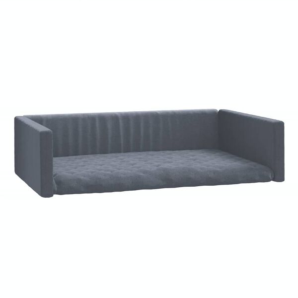 vidaXL Pel&iacute;&scaron;ek pro psy do kufru auta &scaron;ed&yacute; 90 x 60 cm lněn&yacute; vzhled