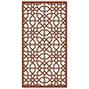 vidaXL Zahradn&iacute; n&aacute;stěnn&aacute; dekorace 105 x 55 cm corten Maursk&yacute; design