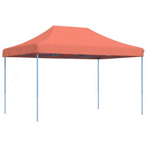 vidaXL Skl&aacute;dac&iacute; party stan pop-up terakota 410 x 279 x 315 cm