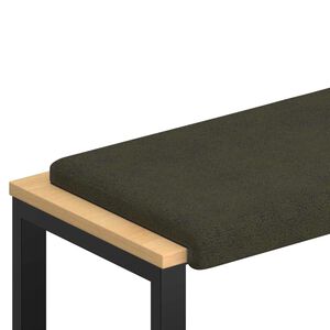 vidaXL Pol&scaron;t&aacute;ř na lavici Uměl&yacute; semi&scaron; Arm&aacute;dně zelen&aacute; Hloubka 35 cm