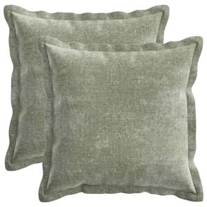 vidaXL Povlak na pol&scaron;t&aacute;ř 2 ks HOUTEN Zelen&aacute; 30 x 30 cm
