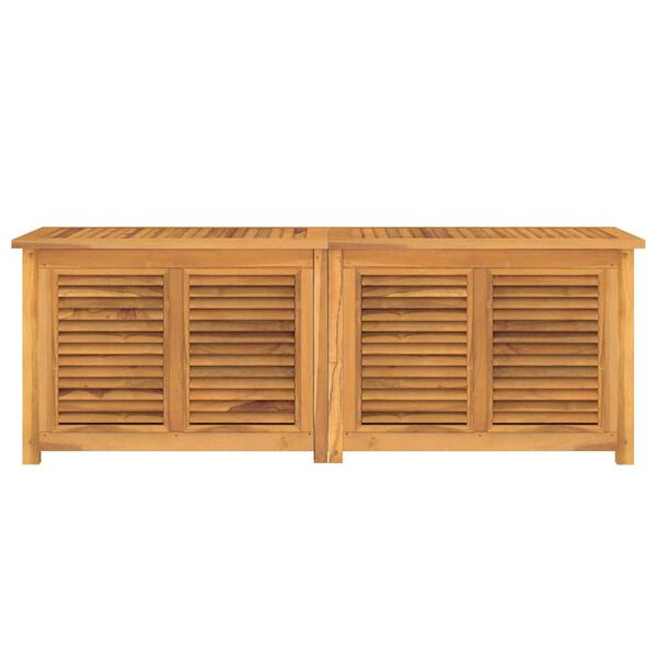 vidaXL Zahradn&iacute; &uacute;ložn&yacute; box s vložkou 150 x 50 x 55 cm masivn&iacute; teak