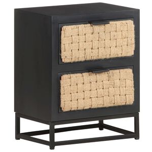 vidaXL Nočn&iacute; stolek 40 x 30 x 50 cm masivn&iacute; mangovn&iacute;kov&eacute; dřevo