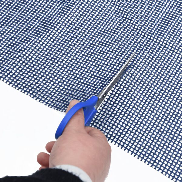 vidaXL Koberec ke stanu modr&yacute; 5,5x2,5 m