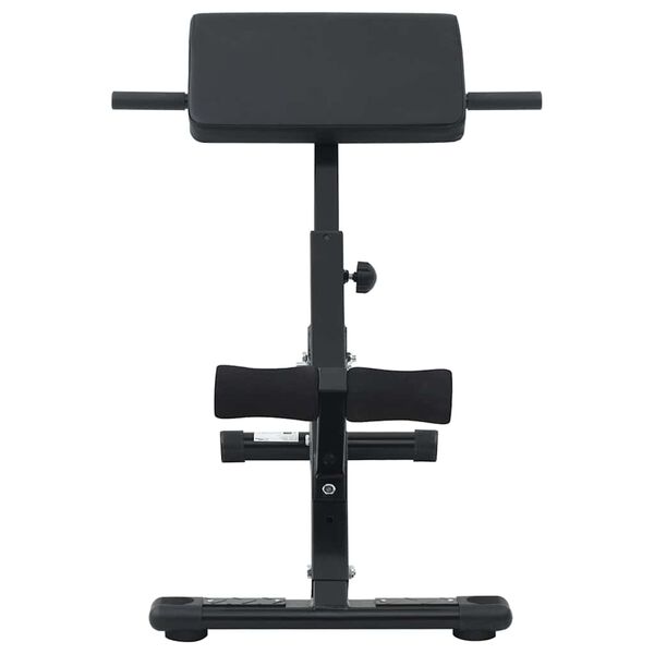 vidaXL Hyperextension lavice Čern&aacute; 100.5 x 70 x 78 cm
