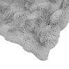vidaXL Faux deštníky králičí kožešiny 4 pcs Šedá 240 x 270 cm
