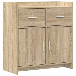 vidaXL Serv&iacute;rovac&iacute; skř&iacute;ň Dub sonoma 75 x 36 x 80 cm Kompozitn&iacute; dřevo