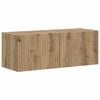 vidaXL TV wall cabinet 2 ks Uměleck&yacute; dub Kompozitn&iacute; dřevo