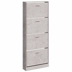 vidaXL Botn&iacute;k betonově &scaron;ed&yacute; 59x17x150 cm kompozitn&iacute; dřevo