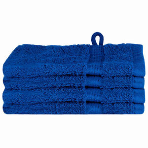 vidaXL Uter&aacute;k pro hosty SOLUND 4 ks Modr&aacute; 15 x 21 cm 550 gsm