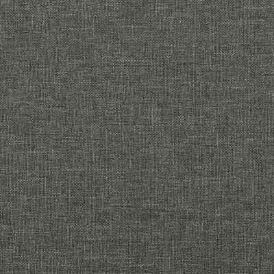vidaXL Čelo postele tmavě šedé 90x5x78/88 cm textil