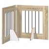 vidaXL Skl&aacute;dac&iacute; ps&iacute; br&aacute;na se stojany 2 pcs Dub sonoma 120,5 cm