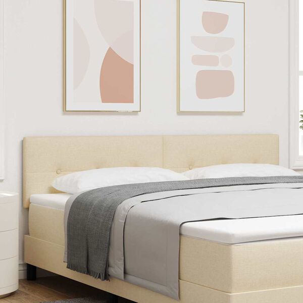 vidaXL Čelo postele s čelo Kr&eacute;mov&aacute; 180 cm Uměl&aacute; kůže