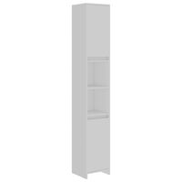 vidaXL Koupelnová skříňka bílá 30 x 30 x 183,5 cm dřevotříska