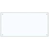 vidaXL Kuchyňsk&aacute; z&aacute;stěna 2 pcs Transparentn&iacute; 100 x 50 cm tvrzen&eacute; sklo
