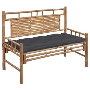 vidaXL Zahradn&iacute; lavice s podu&scaron;kou 120 cm bambus