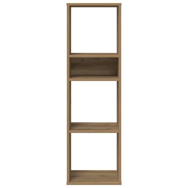 vidaXL Knihovna dub artisan 34x31x112 cm kompozitn&iacute; dřevo