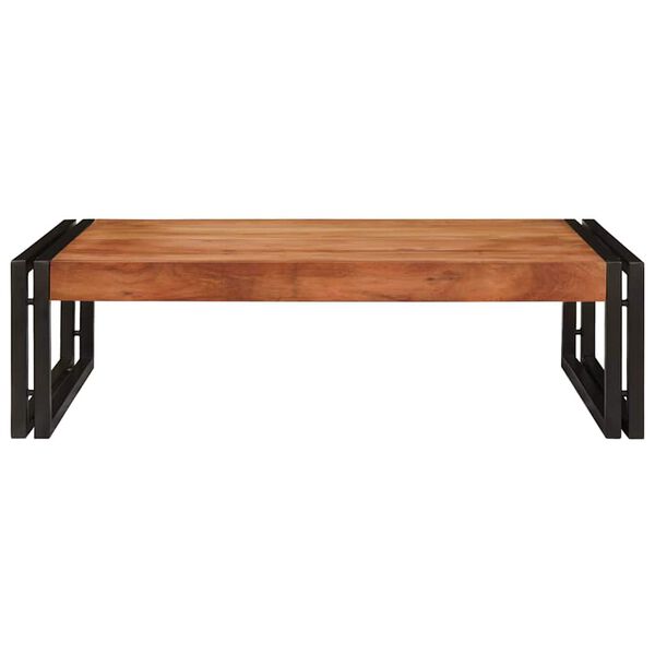 vidaXL Koupelnov&aacute; polička Hněd&aacute; 80 x 50 x 23 cm Masivn&iacute; ak&aacute;tov&eacute; dřevo