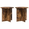 vidaXL Stojan na rostliny 2 pcs Kouřov&yacute; dub 40 x 40 x 40 cm