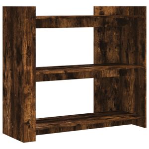 vidaXL Konzolov&yacute; stolek kouřov&yacute; dub 100 x 35 x 90 cm kompozitn&iacute; dřevo