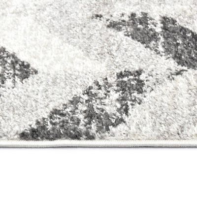 vidaXL Koberec šedo-bílý 80 x 150 cm PP