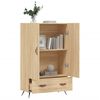 vidaXL Skř&iacute;ň highboard dub sonoma 69,5 x 31 x 115 cm kompozitn&iacute; dřevo