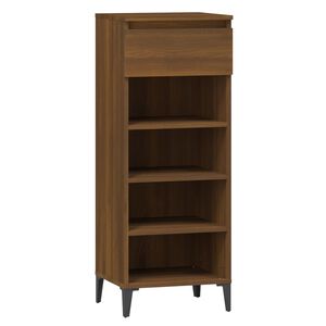 vidaXL Botn&iacute;k hněd&yacute; dub 40x36x105 cm kompozitn&iacute; dřevo