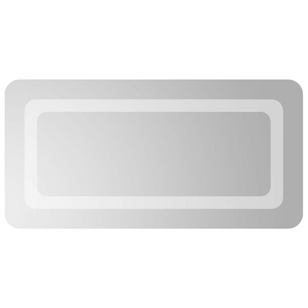 vidaXL Koupelnov&eacute; zrcadlo s LED osvětlen&iacute;m 60x30 cm