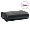 vidaXL Plachta antracitov&aacute; 1,5 x 6 m 650 g/m&sup2;