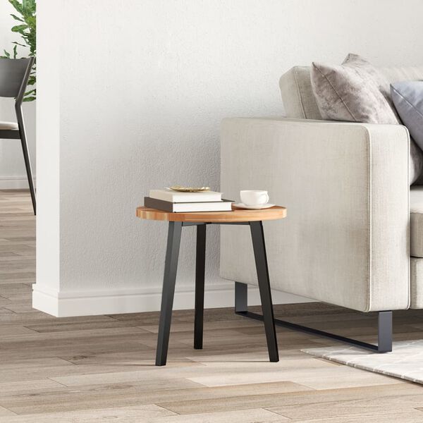 vidaXL Stolní deska kulatá Ø 40 x 2 cm masivní akáciové dřevo