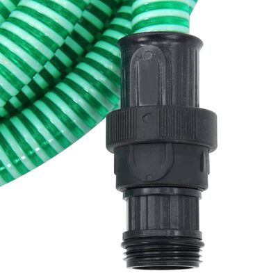 vidaXL Sací hadice s PVC konektory zelená 1" 7 m PVC