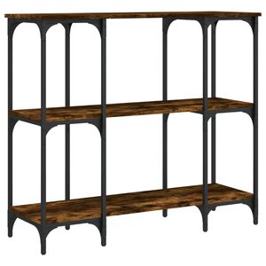 vidaXL Konzolov&yacute; stolek kouřov&yacute; dub 102 x 35 x 90 cm kompozitn&iacute; dřevo
