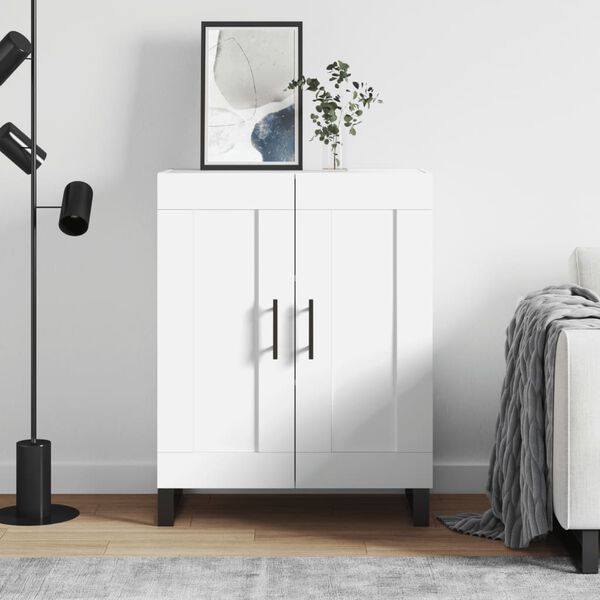 vidaXL Př&iacute;born&iacute;k b&iacute;l&yacute; 69,5 x 34 x 90 cm kompozitn&iacute; dřevo