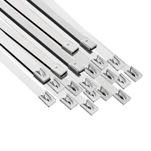 vidaXL Kabelov&aacute; vazba 25 ks 7,9 x 700 mm Stř&iacute;brn&aacute;