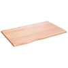 vidaXL Stoln&iacute; deska světle hněd&aacute; 80 x 50 x 2 cm o&scaron;etřen&yacute; masivn&iacute; dub