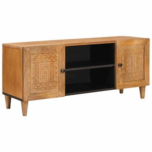 vidaXL TV jednotky Světle hněd&aacute; 105 x 33 x 46 cm Masivn&iacute; mangov&eacute; dřevo