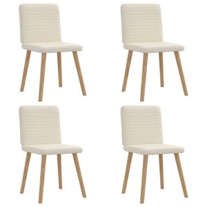 vidaXL J&iacute;deln&iacute; židle 4 ks len