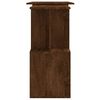 vidaXL Rohový psací stůl hnědý dub 200 x 50 x 76 cm kompozitní dřevo