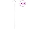 vidaXL Stanov&eacute; kol&iacute;ky 25 ks 30 cm &Oslash; 5 mm pozinkovan&aacute; ocel