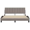 vidaXL R&aacute;m postele bez matrace Hanko taupe 160 x 200 cm textil