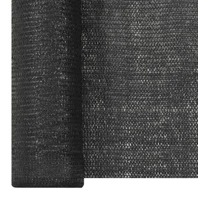 vidaXL Stínící tkanina černá 1,2 x 10 m HDPE 195 g/m²