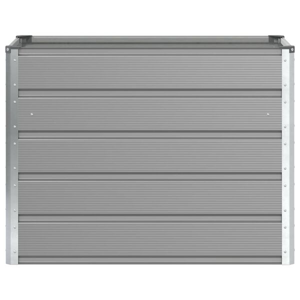 vidaXL Truhl&iacute;k Světle &scaron;ed&aacute; 480 x 50 x 45 cm Pozinkovan&aacute; ocel