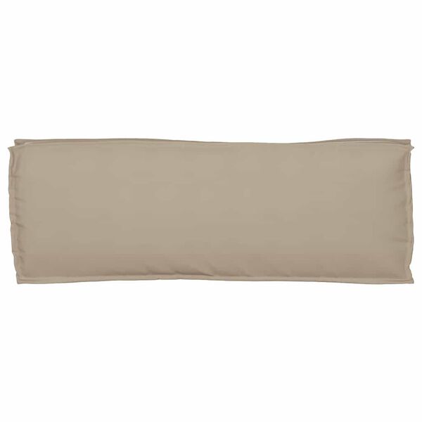 vidaXL Polstr na paletovou lavici Taupe 110 x 40 x 8 cm