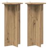 vidaXL Stojan na rostliny 2 ks Dub artisan 40 x 40 x 80 cm