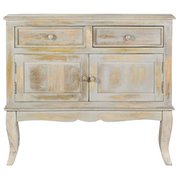 vidaXL Př&iacute;born&iacute;k &scaron;ed&yacute; 80 x 35 x 70 cm masivn&iacute; mangovn&iacute;kov&eacute; dřevo