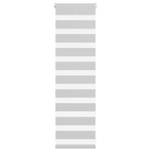 vidaXL Zebra roleta světle &scaron;ed&aacute; 40x100cm &scaron;&iacute;řka l&aacute;tky 35,9 cm polyester