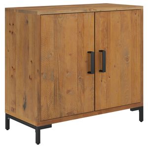 vidaXL Př&iacute;born&iacute;k hněd&yacute; 75 x 35 x 70 cm masivn&iacute; borov&eacute; dřevo